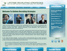 Tablet Screenshot of lifetimerecruiting.com